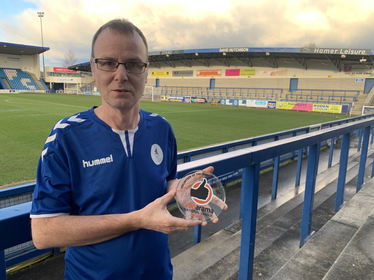 VANARAMA NATIONAL LEAGUE NORTH- VOLUNTEER OF THE MONTH