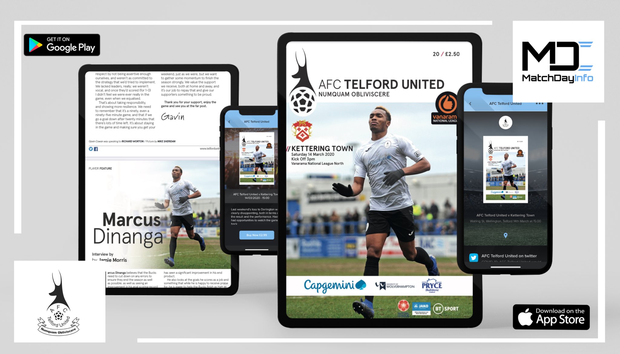 MatchDayInfo programme app returns for 2020/21 season